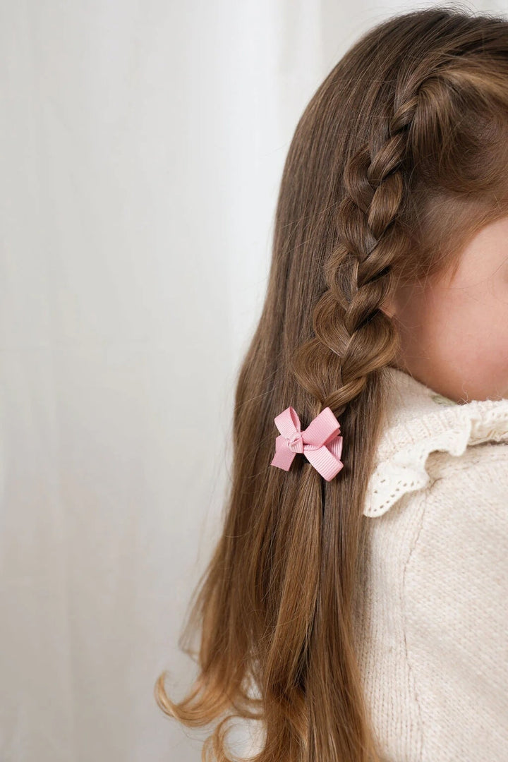 Ensemble de barrette en satin fille bébé Ananas Mlle et Coco