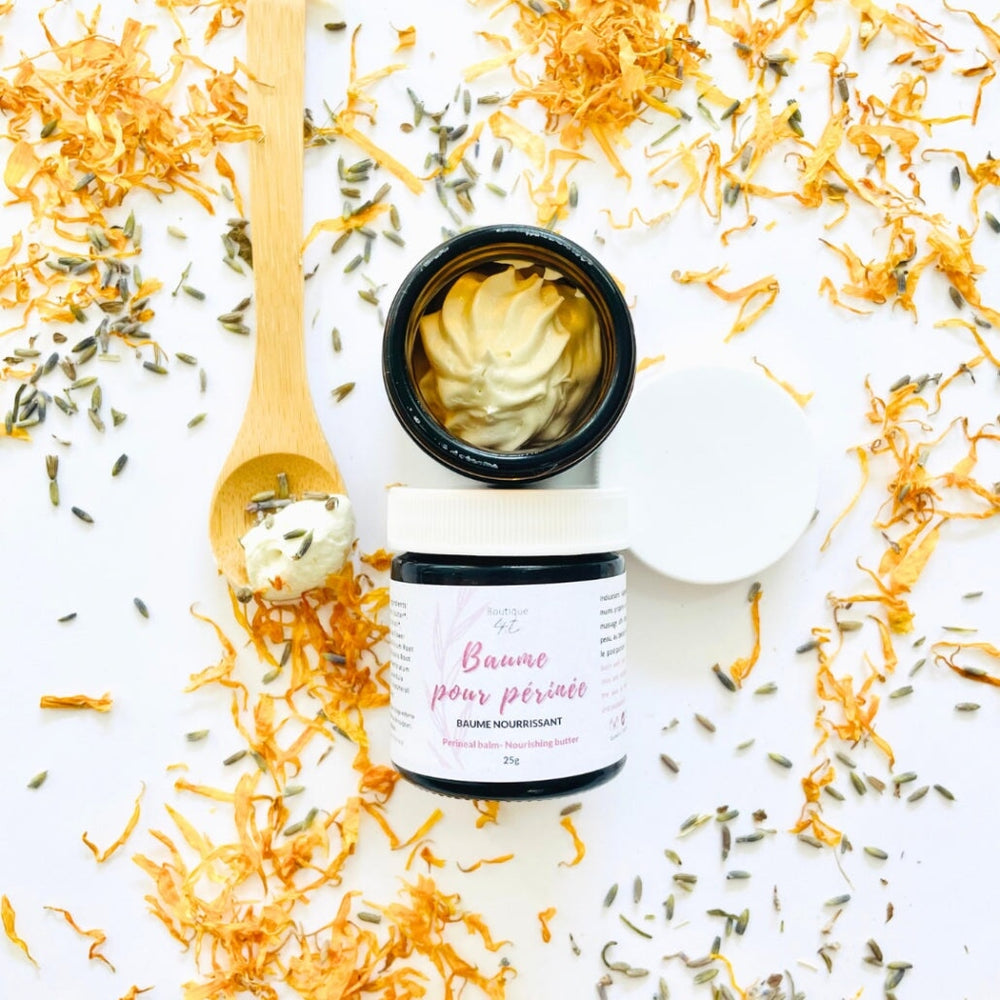 baume pour périnée produit naturel maman 4t compagnie québécoise