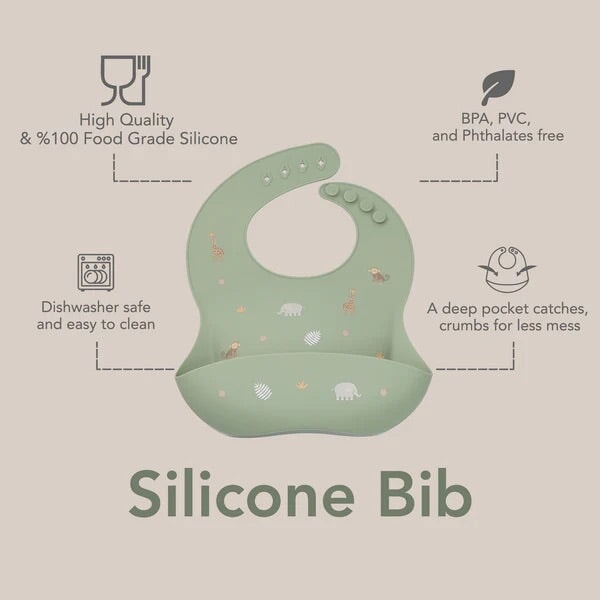 bavette silicone nouka crème glacée