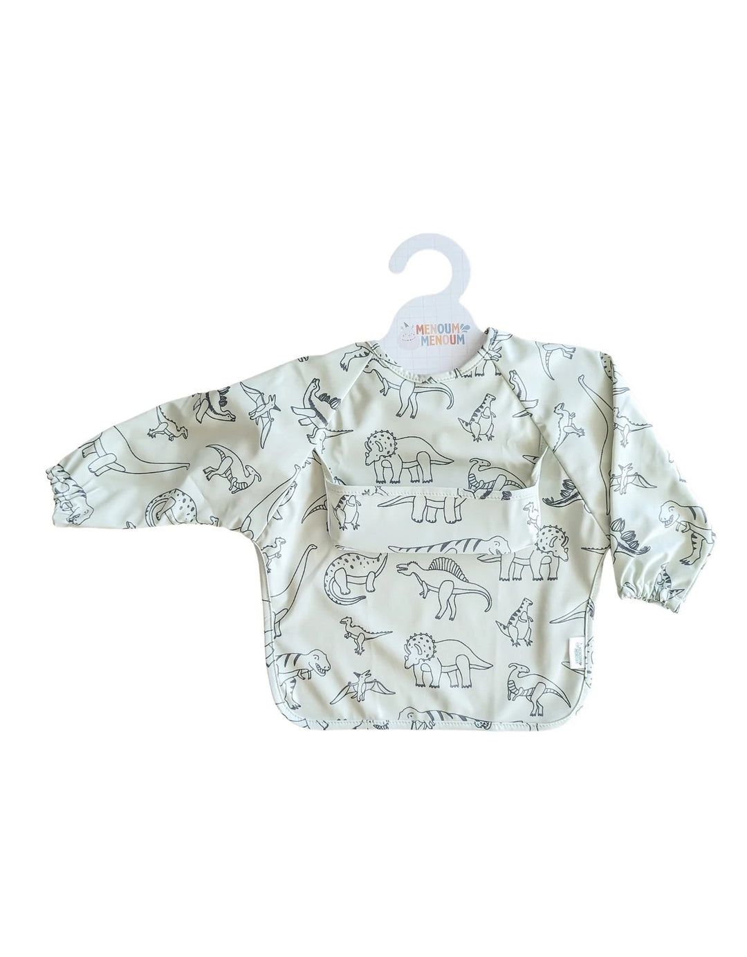 bavoir Menoum Menou motifs dinosaures, essentiel touts petits
