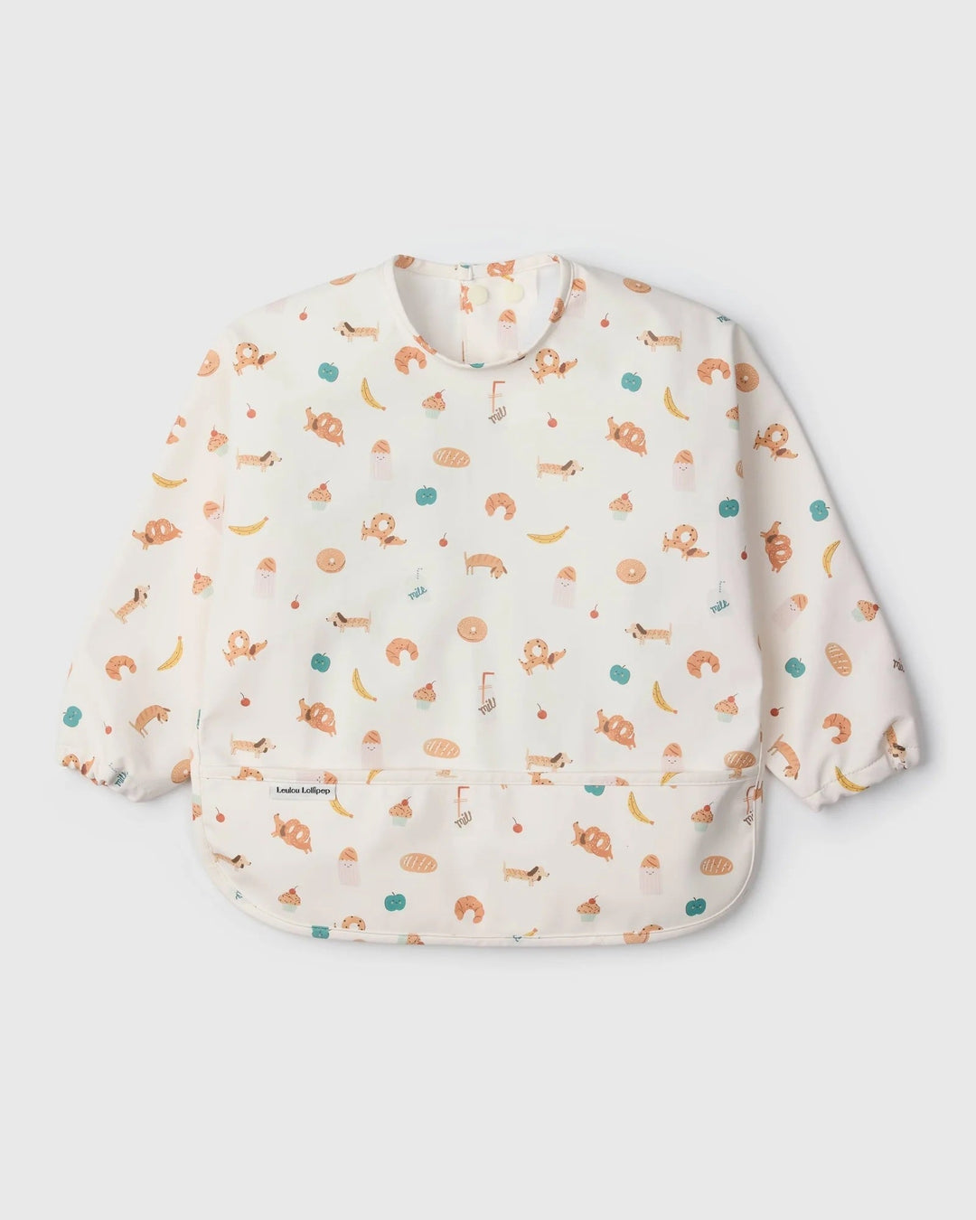 Bavoir manches longues imperméable petit-déjeuner Loulou Lolipop Mlle et Coco