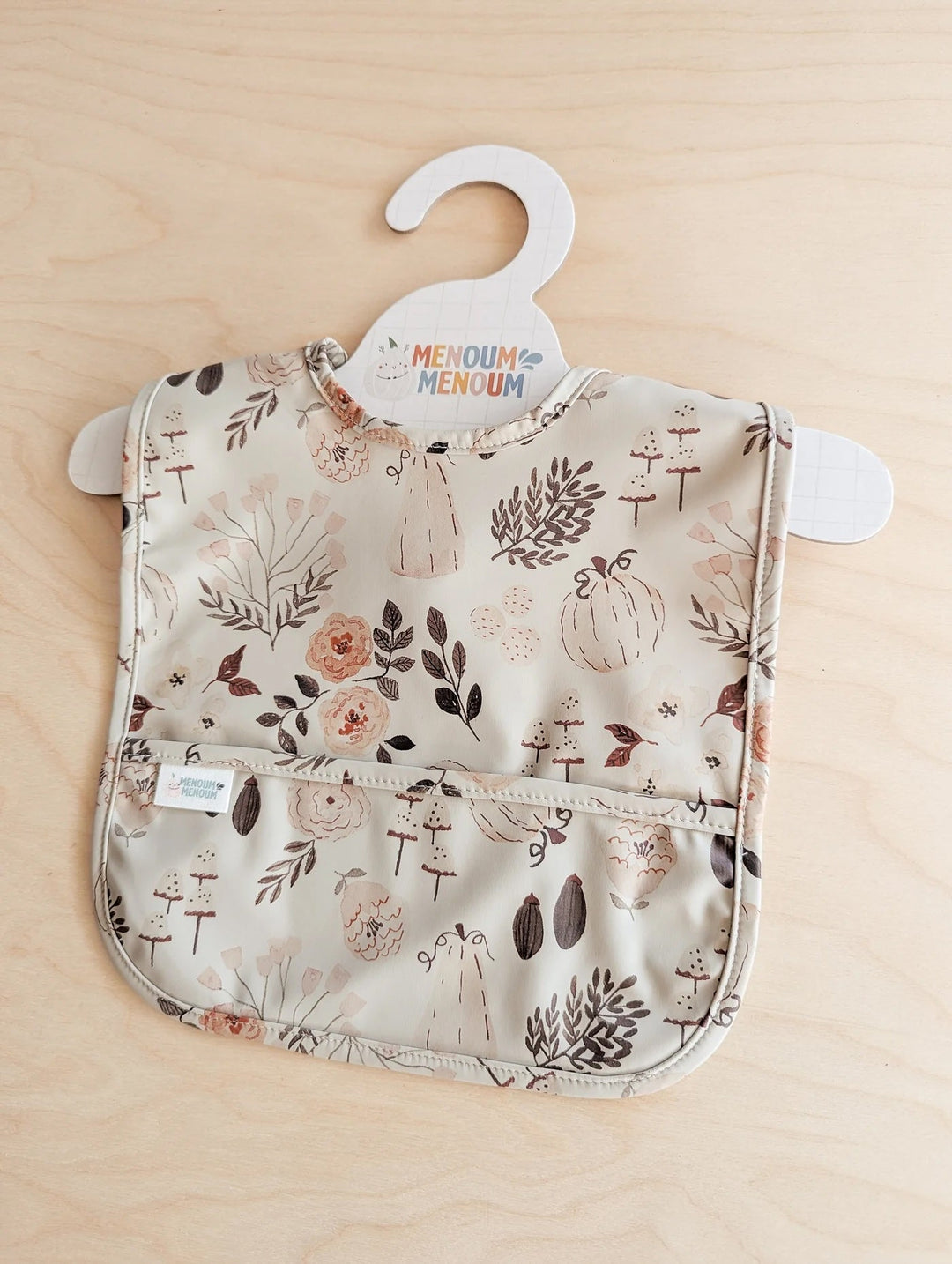 bavoir menoum menoum fleurs séchées accessoire bébé Mlle et Coco