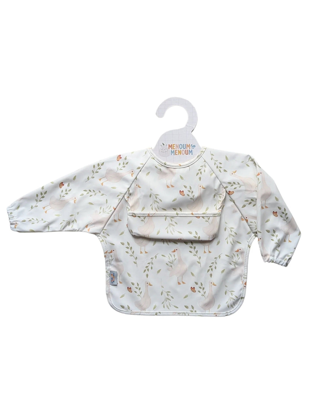 Bavoir Menoum Menoum motifs oies, essentiel touts petits
