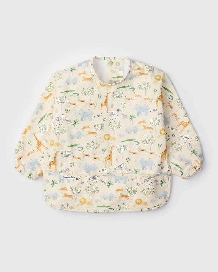 Bavoir manches longues imperméable safari Loulou Lollipop Mlle et Coco