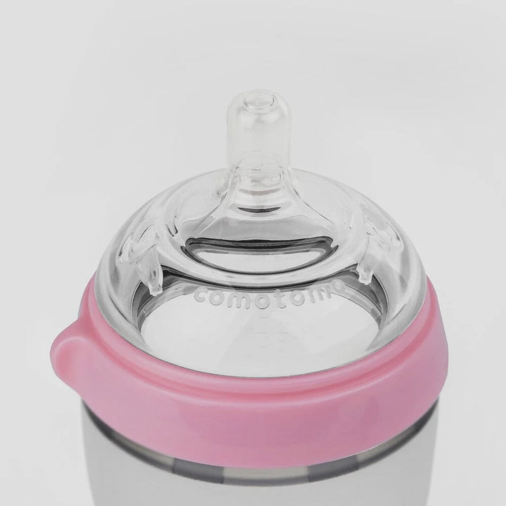 biberon souple rose Como tomo paquet de 2 Mlle Coco