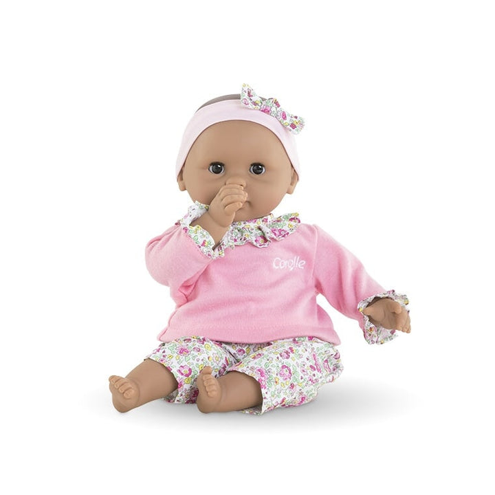 poupée Corolle Maria chandail rose pantalon fleuri Mlle et Coco