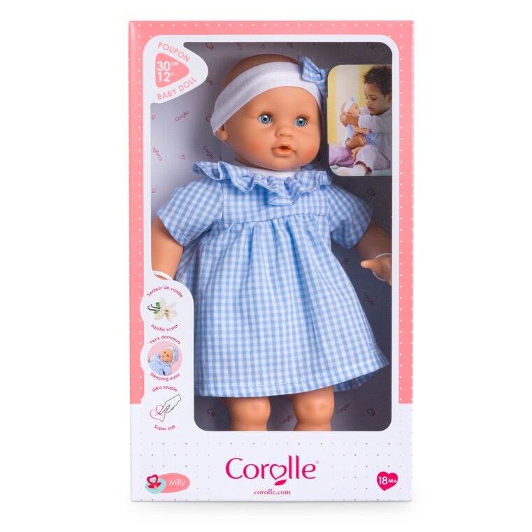 Bébé Calin Milly de Corolle, doux parfum de vanille 30 cm