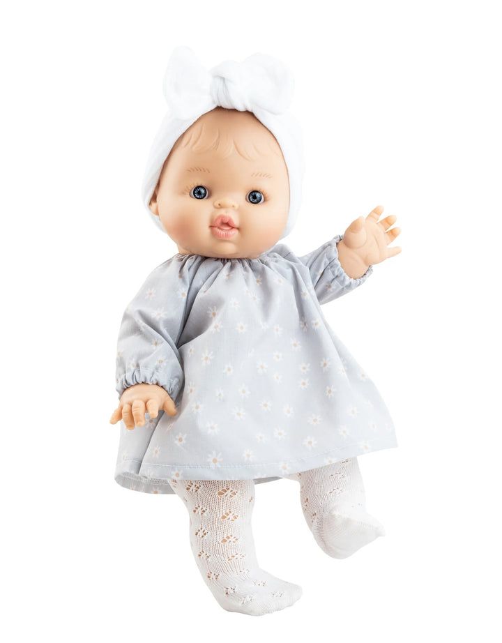Poupée Gordis Raky avec blouse fleurie et bandeau Paola Reina