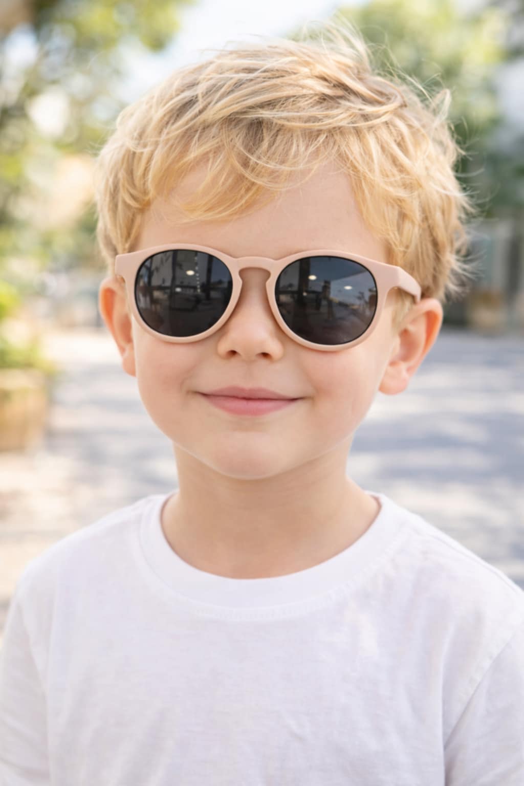 lunette de soleil beige enfant Current Tyed Mlle et Coco