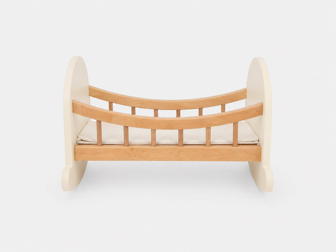 Berceau de poupée - Bois blanc - COMMANDE SPÉCIALE - Kinderfeets Kinderfeets 