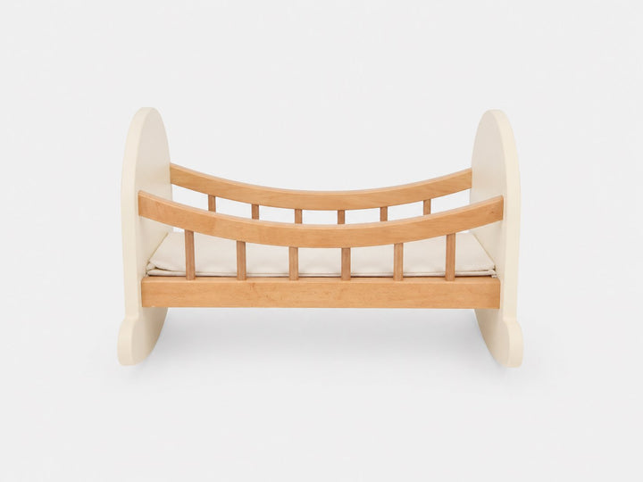 Berceau de poupée - Bois blanc - COMMANDE SPÉCIALE - Kinderfeets Kinderfeets 