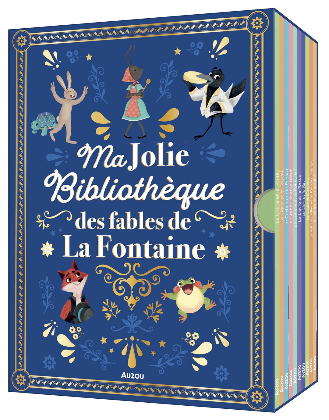 Ma jolie bibliothèque des fables de la fontaine Auzou Mlle et Coco