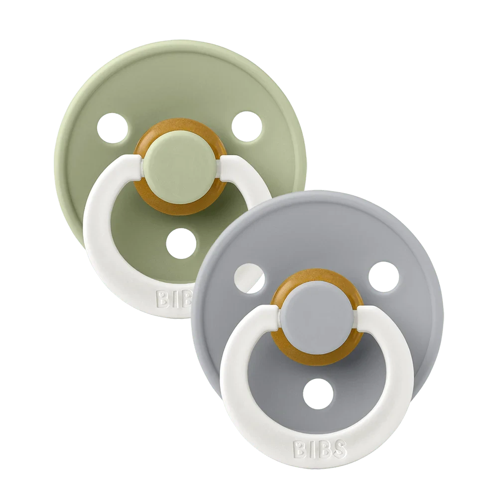 Suce pacifier anatomique (Paquet de 2) - sauge et iron phosphorescent - Bibs Accessoires bébés Bibs 