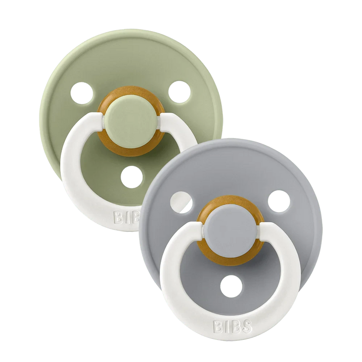 Suce pacifier anatomique (Paquet de 2) - sauge et iron phosphorescent - Bibs Accessoires bébés Bibs 