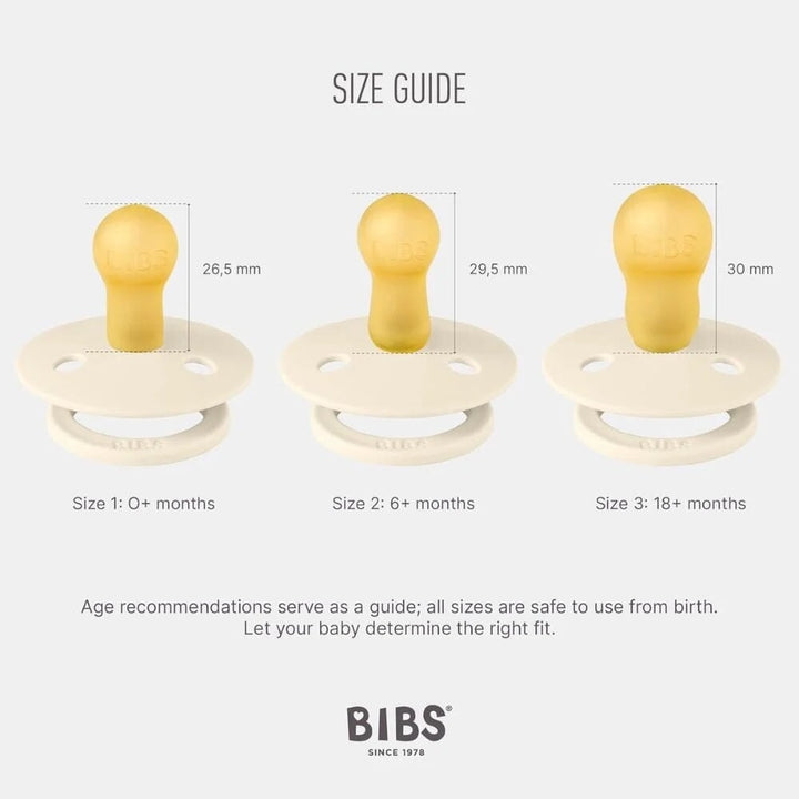 Suce pacifier (paquet de 2) - Noir et vanille phosphorescent - Bibs Accessoires bébés Bibs 