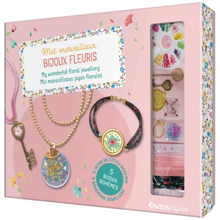 Bricolage mes merveilleux bijoux fleuris auzou enfant activité