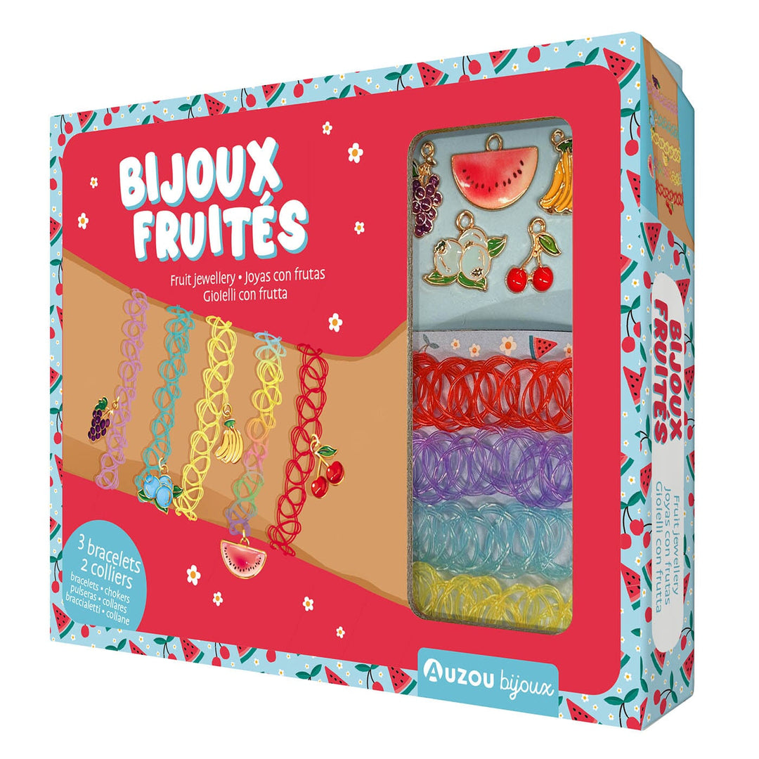 Bricolage Bijoux fruités Auzou Édition Mlle et Coco