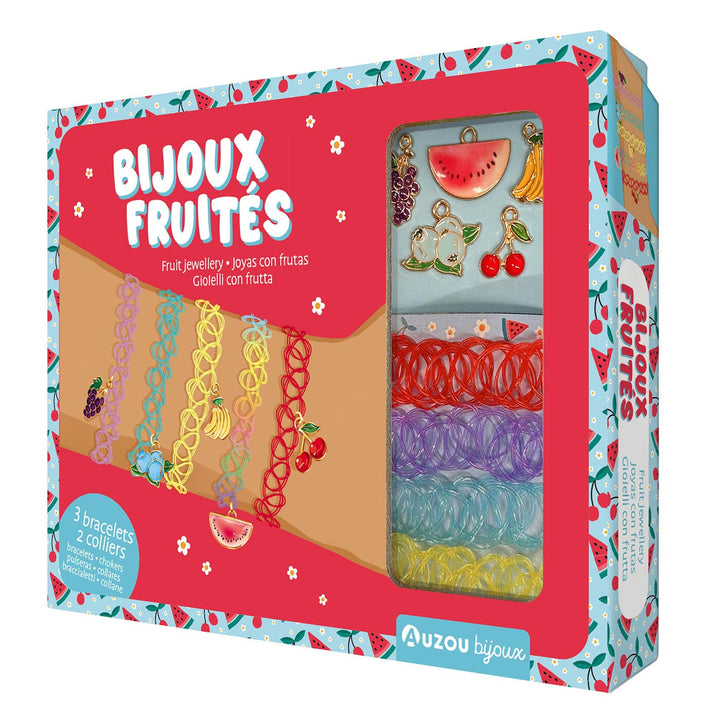 Bricolage Bijoux fruités Auzou Édition Mlle et Coco