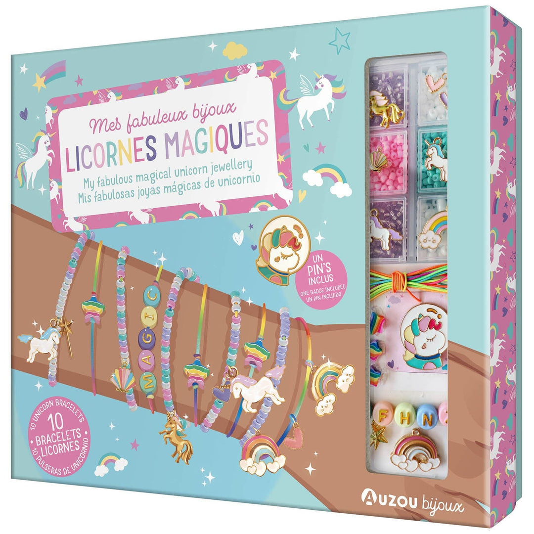 Mes fabuleux bijoux magiques Auzou Mlle et Coco licornes magiques
