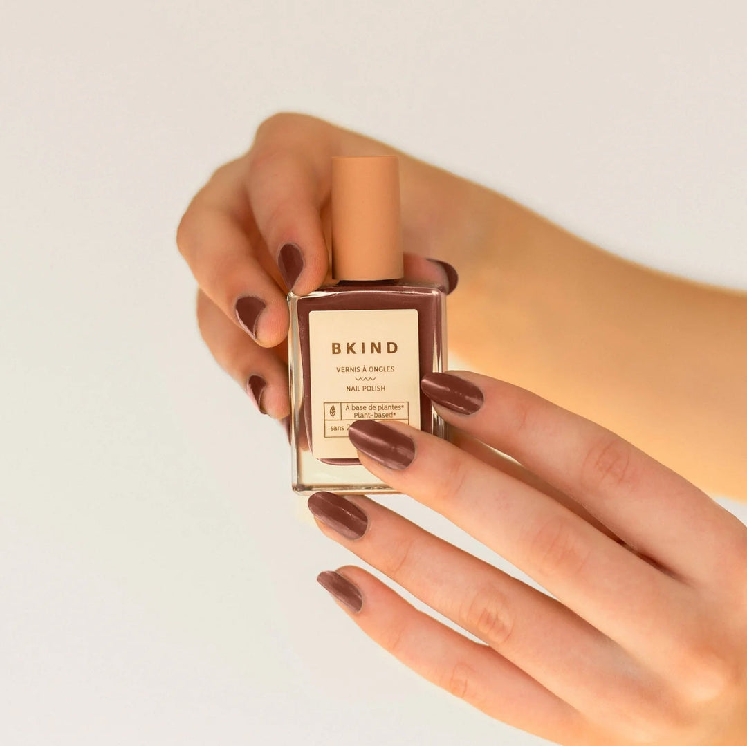 Vernis non toxique brun Grand canyon Bkind Mlle et Coco