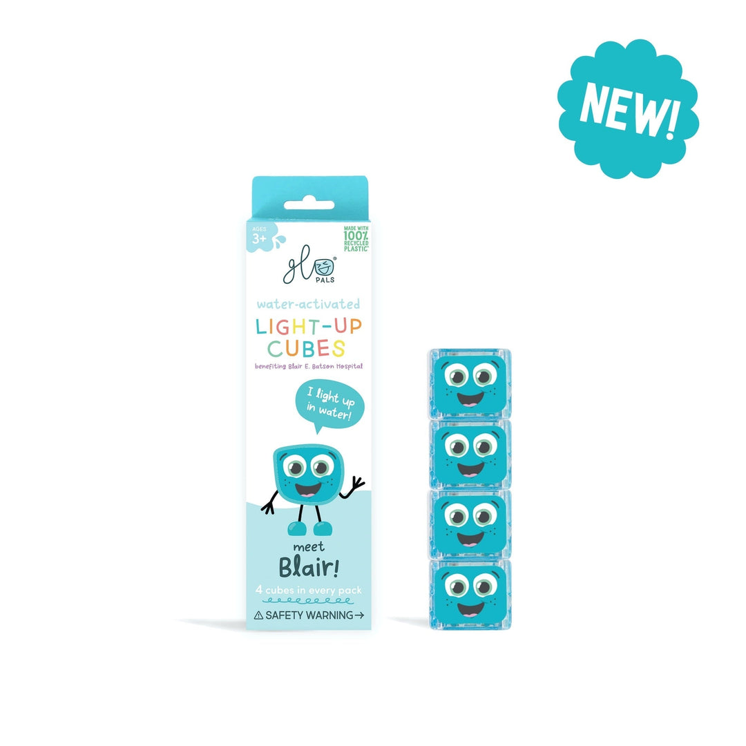 glo pals blair bleu jouet enfant bain activité 