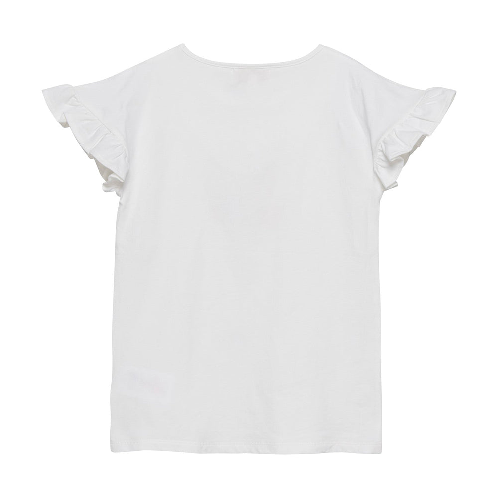 T-shirt citron blanc Creamie Mlle et Coco vêtement enfant