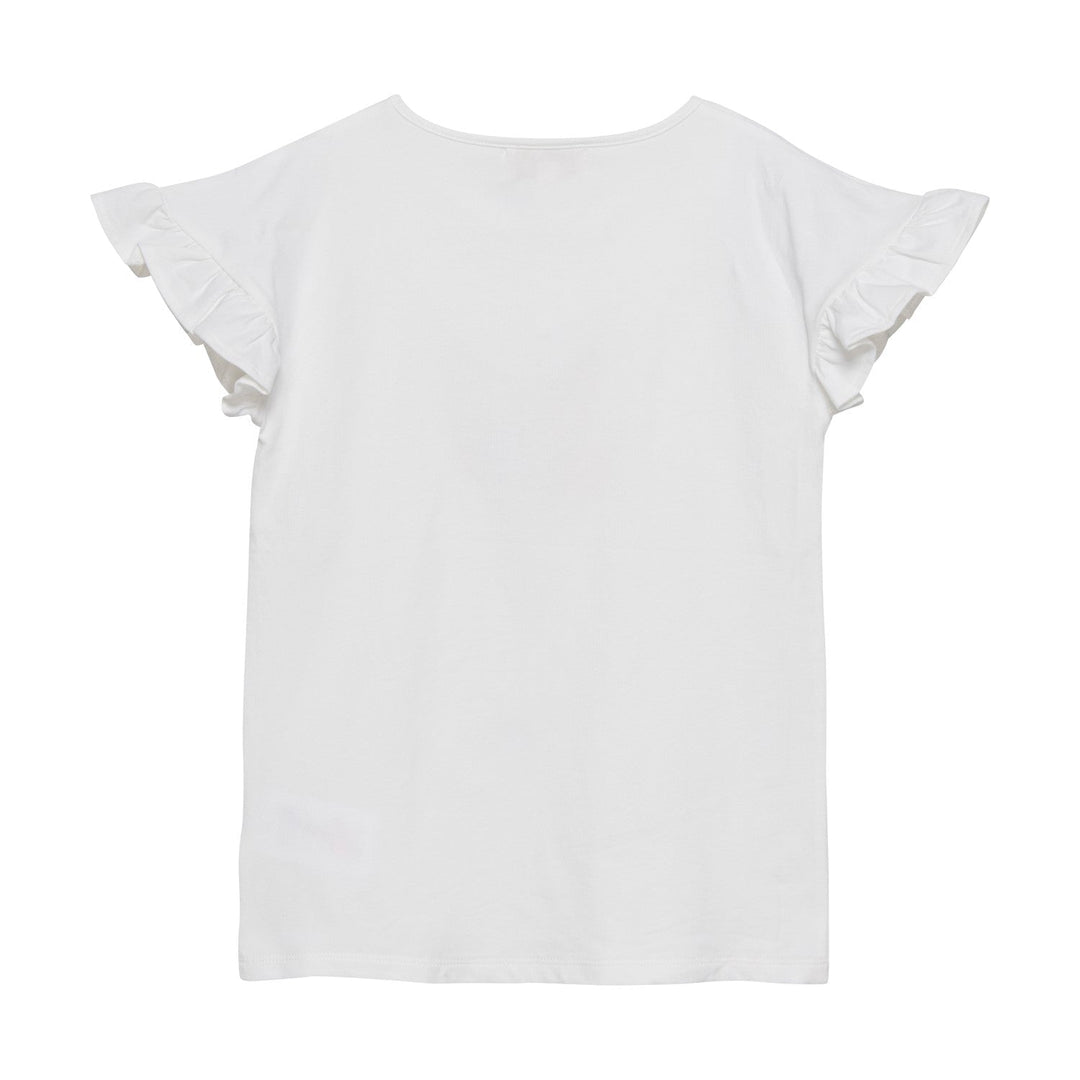 T-shirt citron blanc Creamie Mlle et Coco vêtement enfant