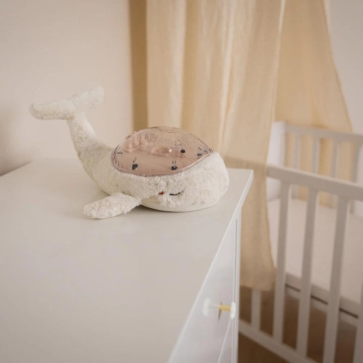 Veilleuse tranquil whale blanche Cloud B Mlle et Coco