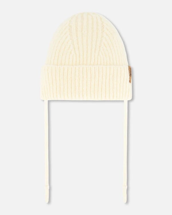 tuque mi-saison tricot cordon Deux par Deux accessoire