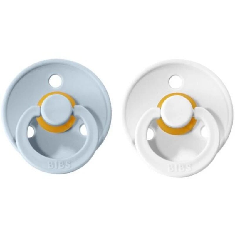 suce bibs bleu bébé blanc accessoire tout-petit