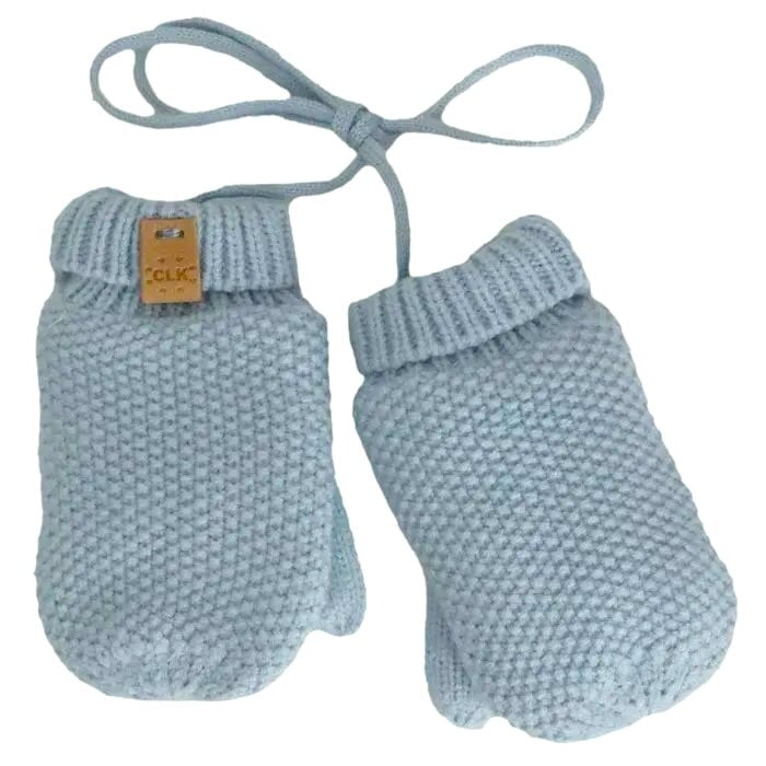 Mitaines en tricot - Bleu ciel - Calikids Calikids 