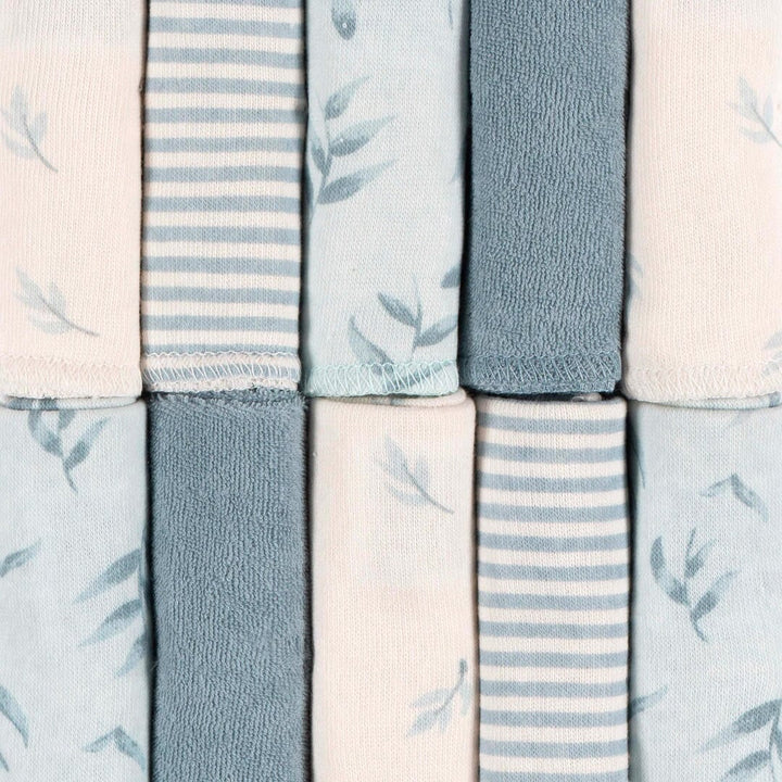 ensemble débarbouillettes bleu Just born accessoire bebe Mlle Coco