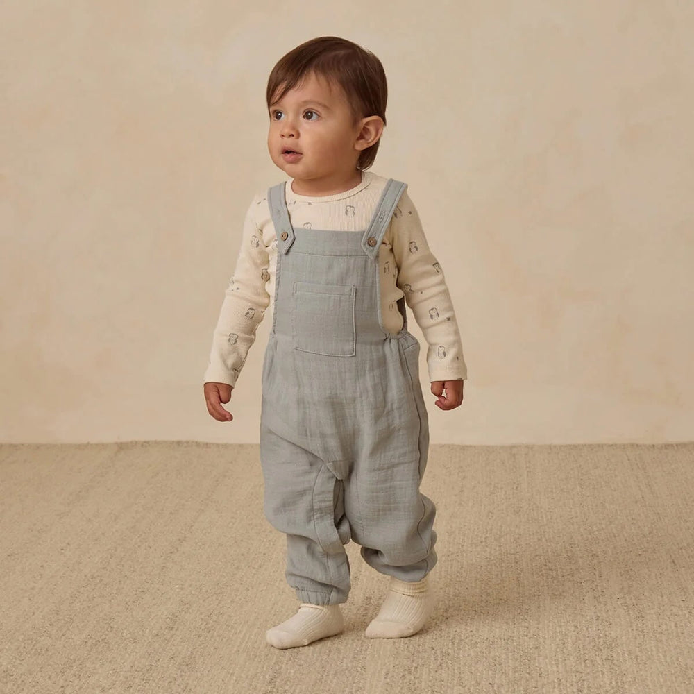 Salopette Bleu gris Quincy Mae Mlle et Coco