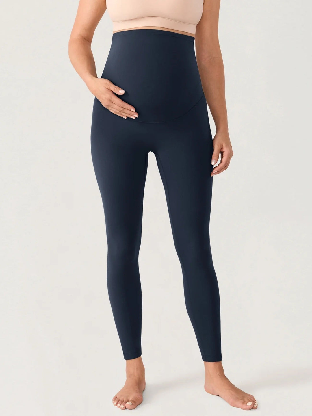 Legging maternite Natrelax Bleu twilight Momanda Mlle et Coco