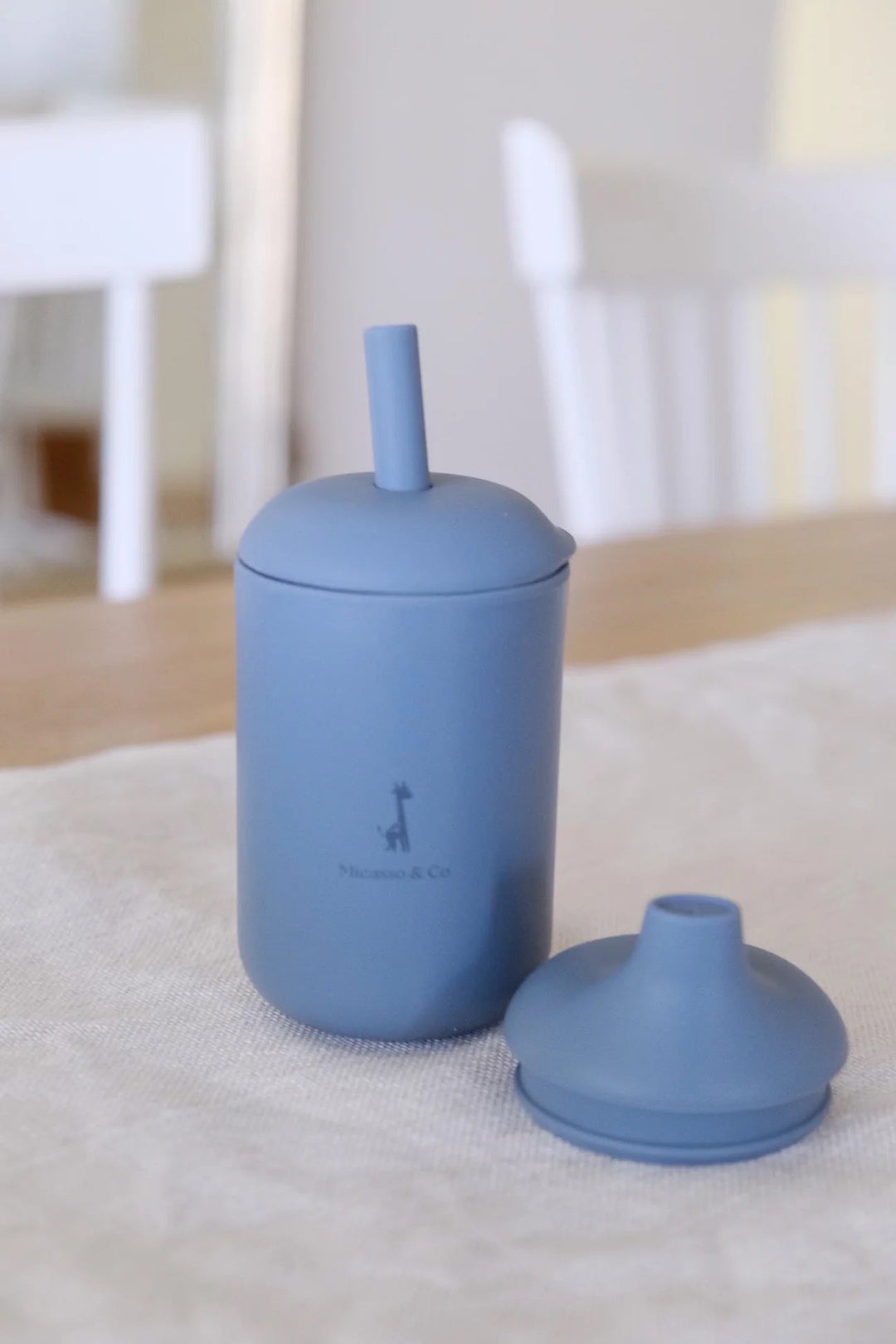 gobelet silicone paille et bec Micasso accessoire cuisine bébé