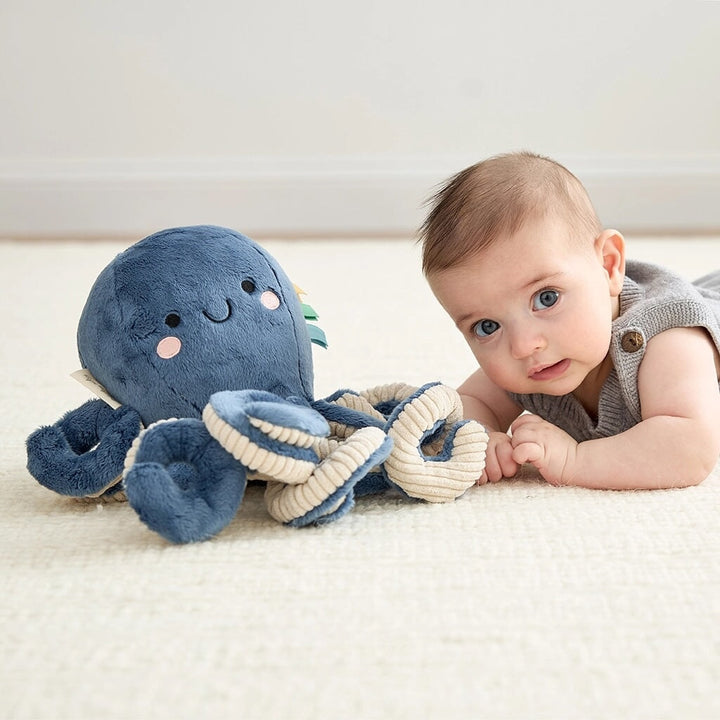 peluche pieuvre bleu itzy ritzy Mlle et Coco jouet enfant