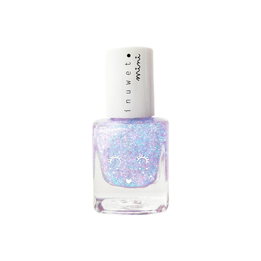vernis ongles bleu princesse Inuwet cosmétique enfant Mlle et Coco