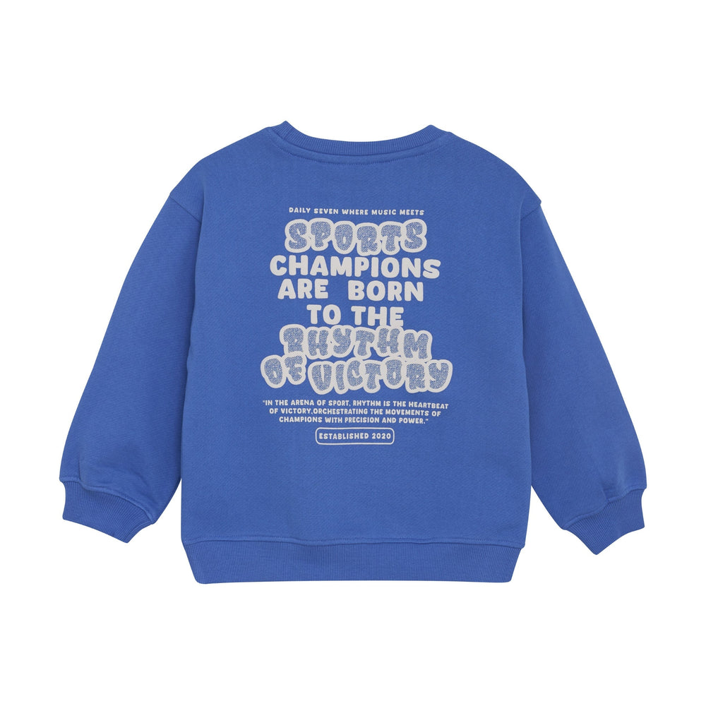chandail pull oversize bleu Daily Seven Mlle et Coco
