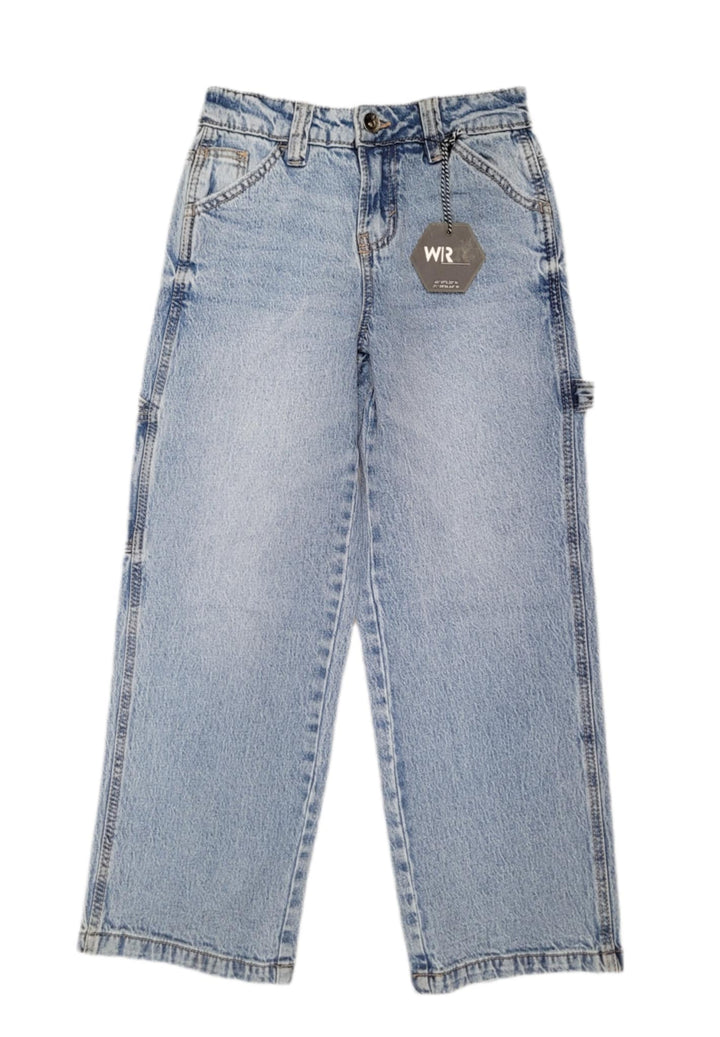 jeans jambe large bleu pâle WRTK Vêtement enfant