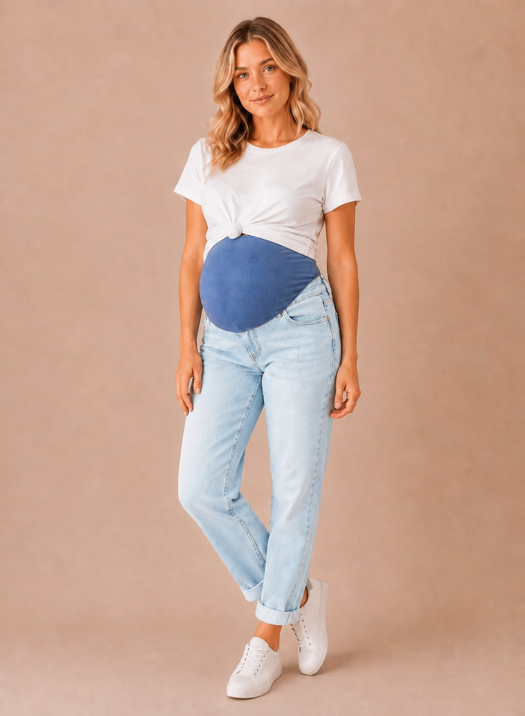 Jeans de maternité Patricia Bleu pâle Bloom Mlle et Coco