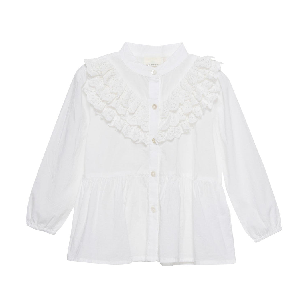 Blouse manches longues - Blanc - En Fant Vêtements (échantillons) En Fant 