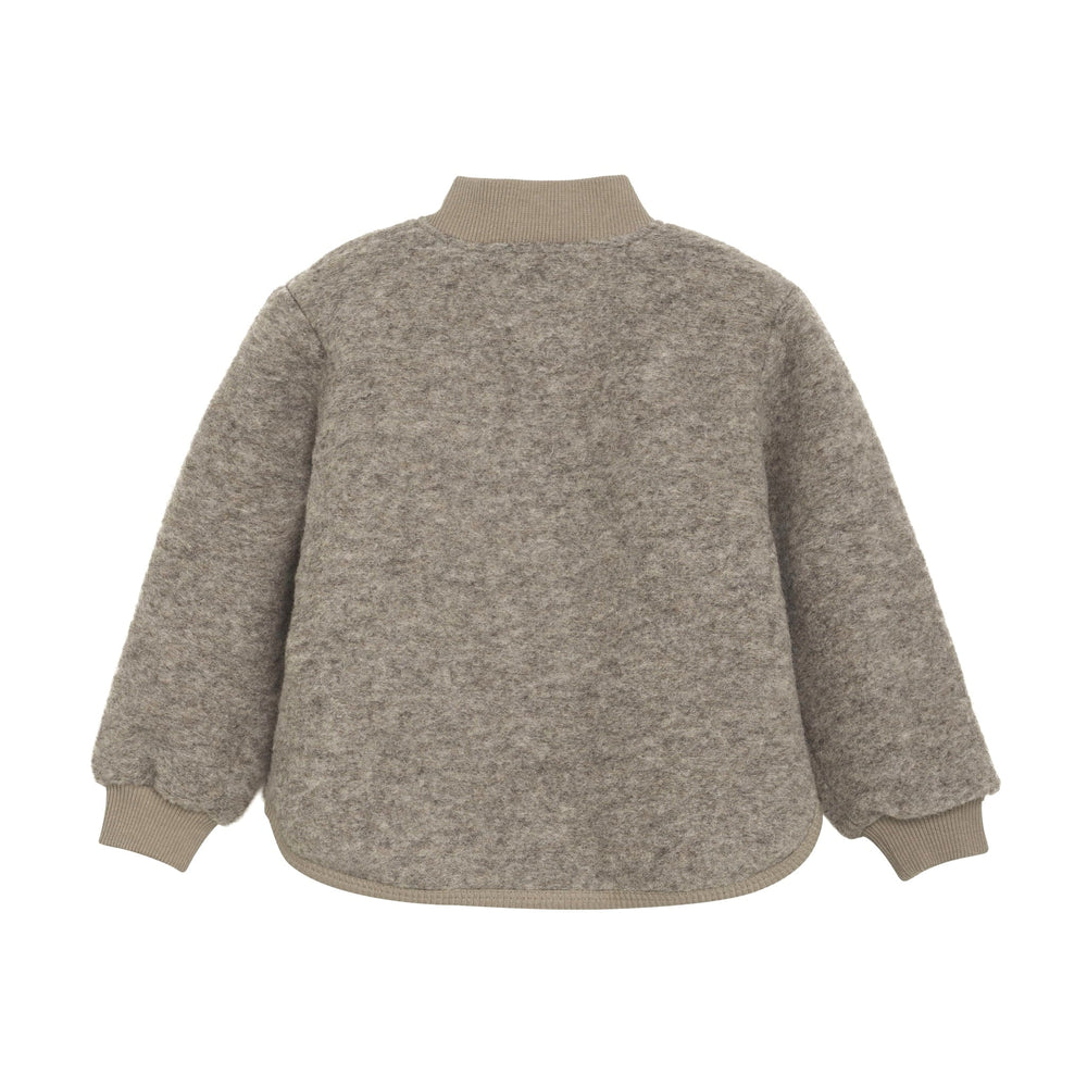 Manteau blouson bomber laine bouillie Huttelihut Mlle et Coco