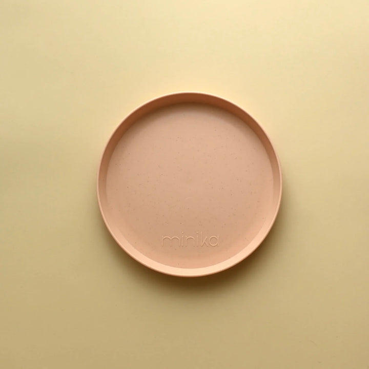Assiette en paille de blé biodégradable et écologique Minika Mlle et Coco