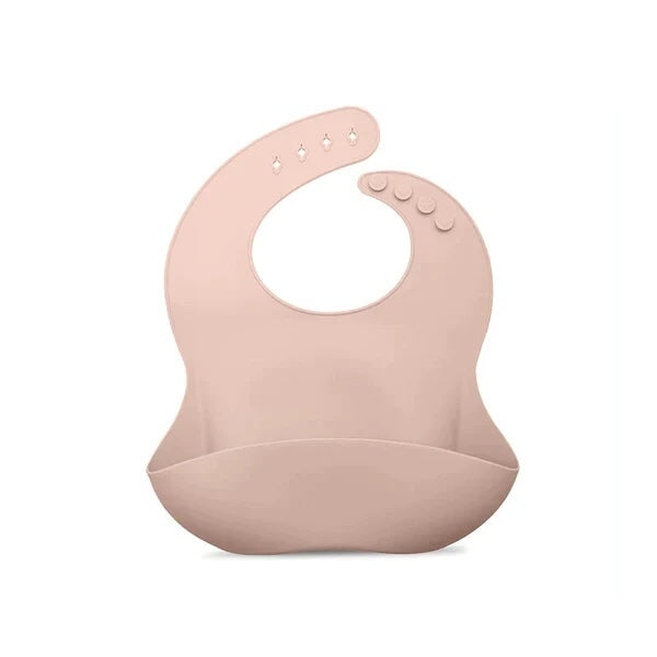 Bavoir de silicone - Plusieurs couleurs - Noüka Repas et gourmandise Noüka Blush 