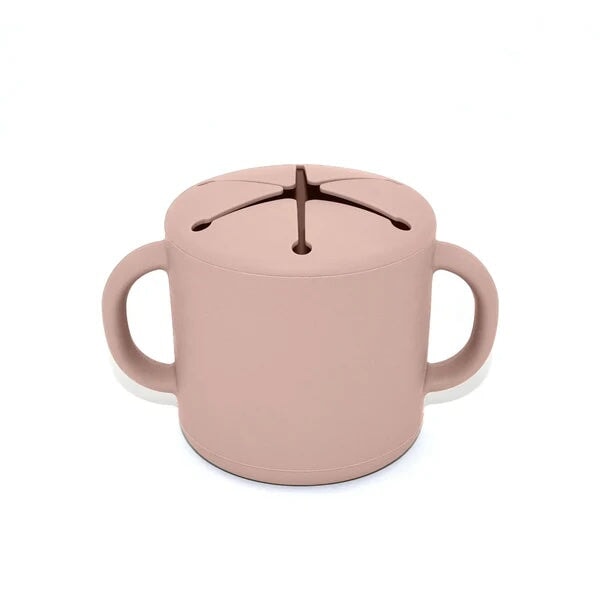 gobelet à collation silicone Blush rose accessoire enfant Noüka