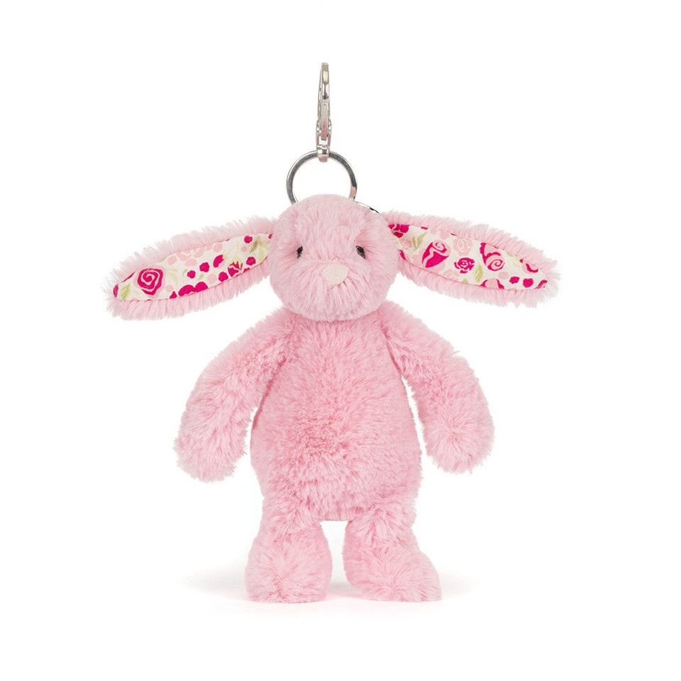 Breloque de sac lapin blossom rose blushkin Jellycat Mlle et Coco