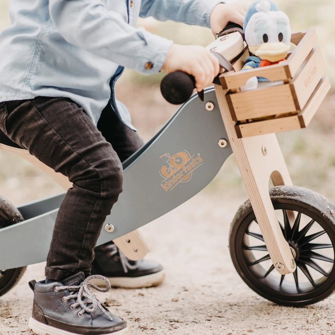 Caisse en bois pour vélo Kinderfeets Mlle et Coco 