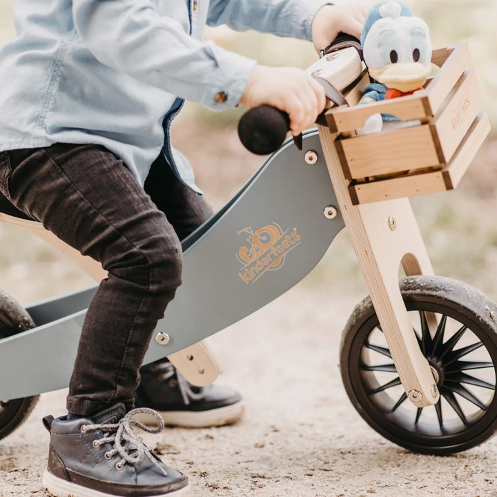 Caisse en bois pour vélo Kinderfeets Mlle et Coco 