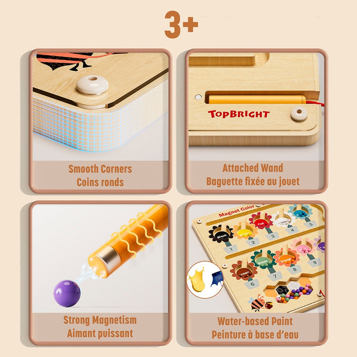 topbright jeu labyrinthe abeille bois Mlle et Coco