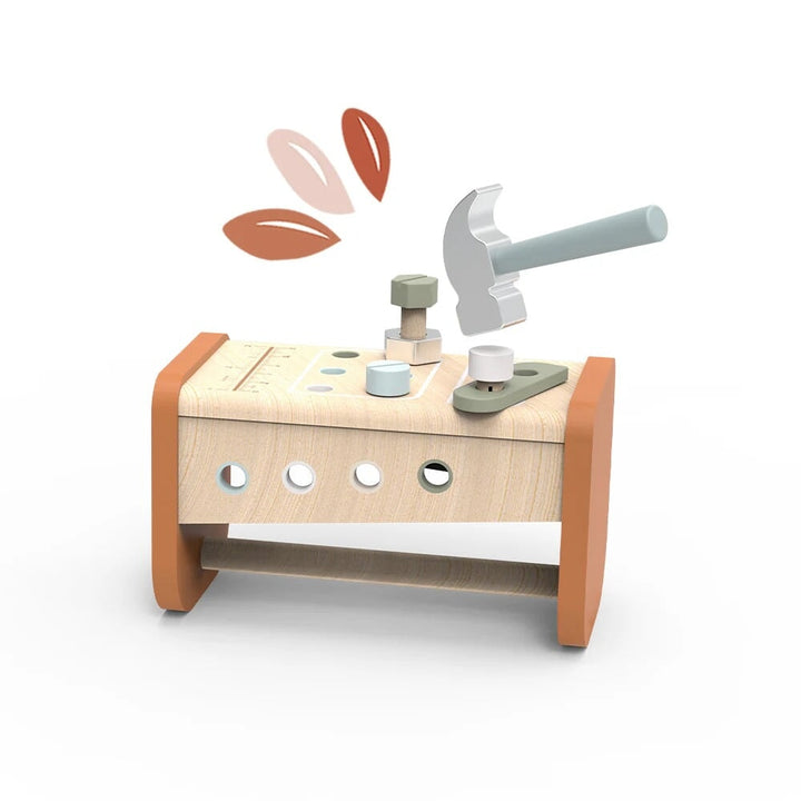 Jeux boîte à outils 2 en 1 en bois Speedy Monkey Mlle et Coco
